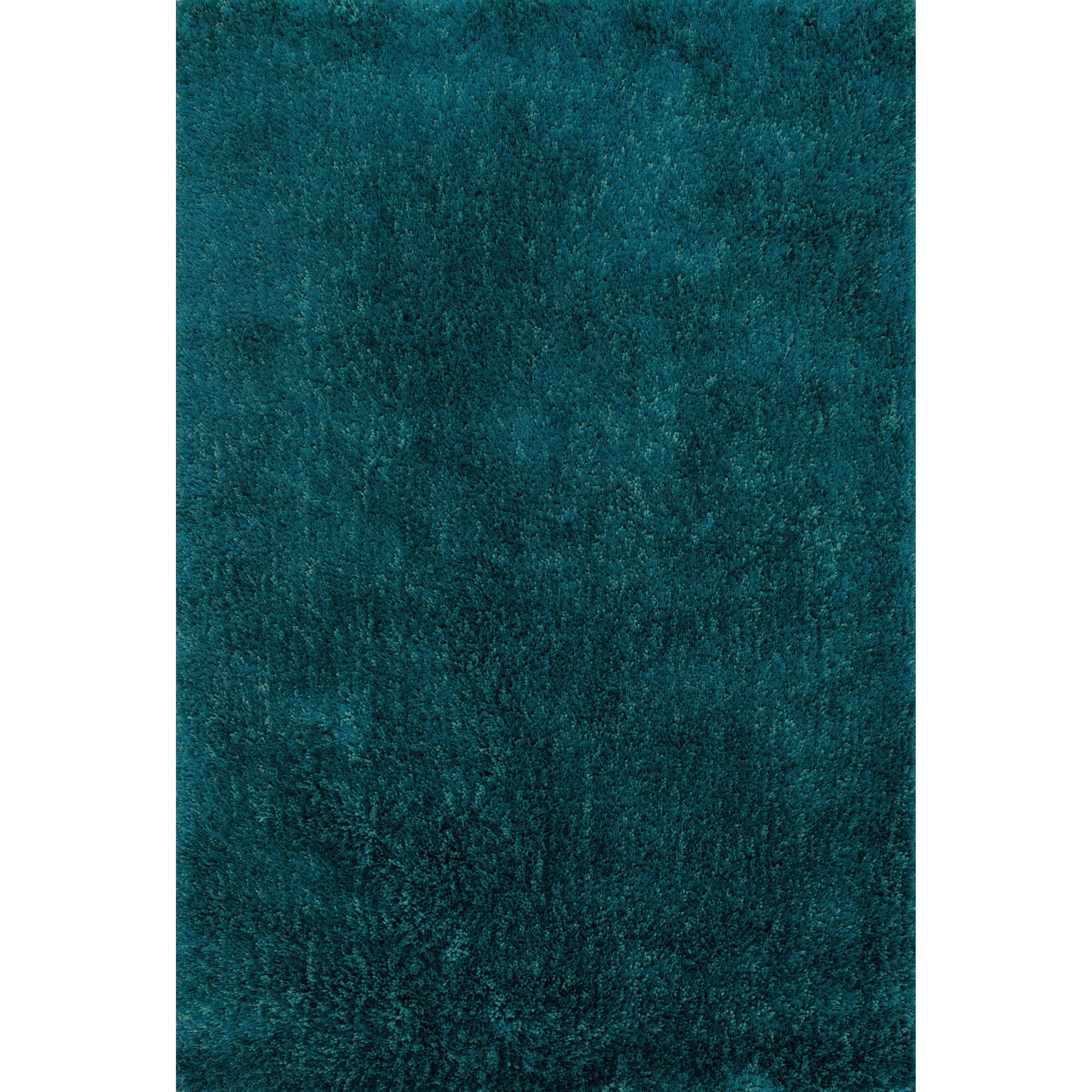 Hand tufted Dream Blue Shag Rug (36 X 56)