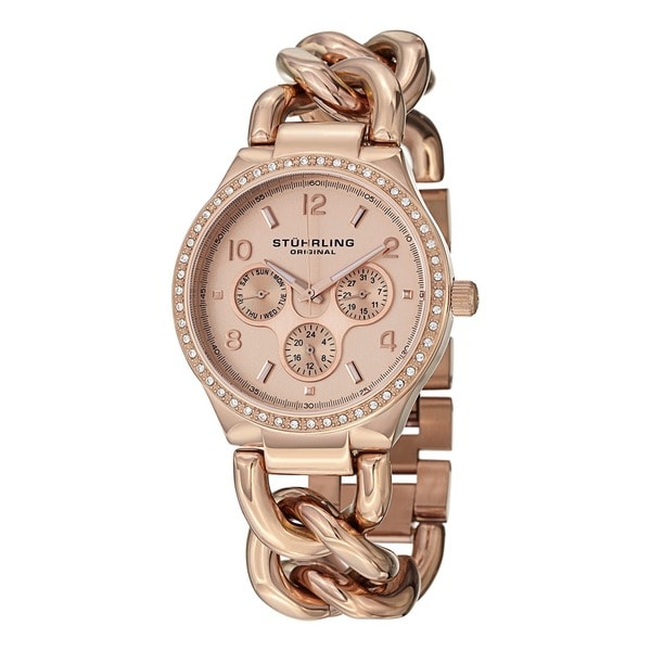 Stuhrling Original Women's Lady Renoir Swiss Quartz Stainless Steel Bracelet Watch