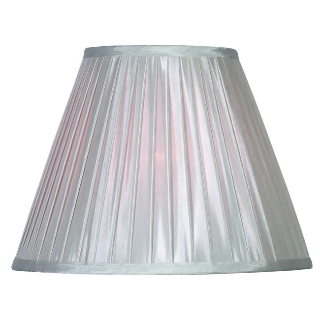 Design Match 15 inch Silver Soft Pleat Shade