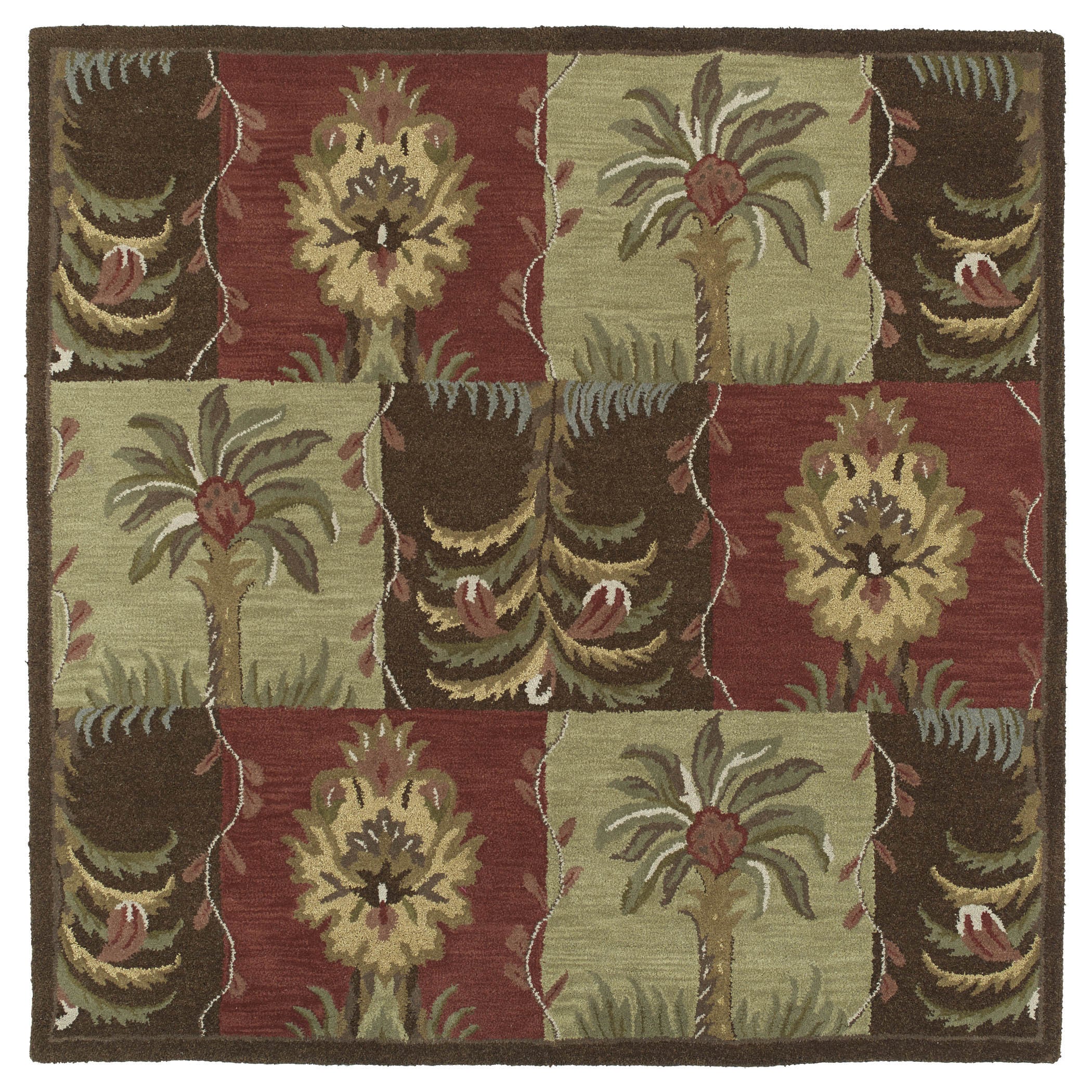 Hand tufted Scarlett Multi Paradise Rug (119 X 119)