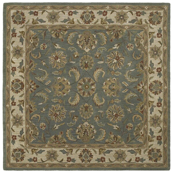 Scarlett Multi Kashan Hand-Tufted Rug (9'9 x 9'9 Square) - 9'9" x 9'9"