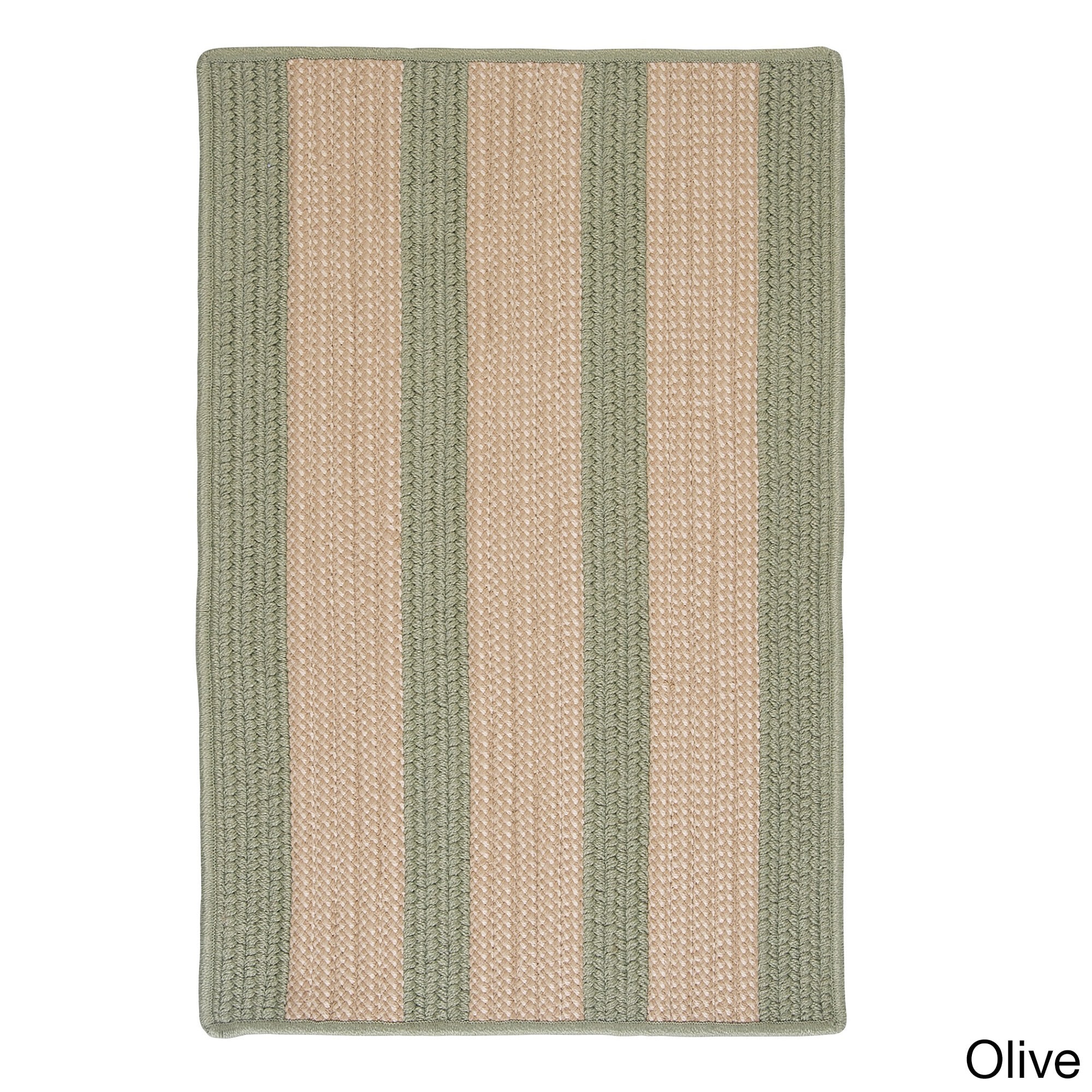 Cmi Light House Tan Stripe Outdoor Area Rug (9 X 12) Ivory Size 9 x 12