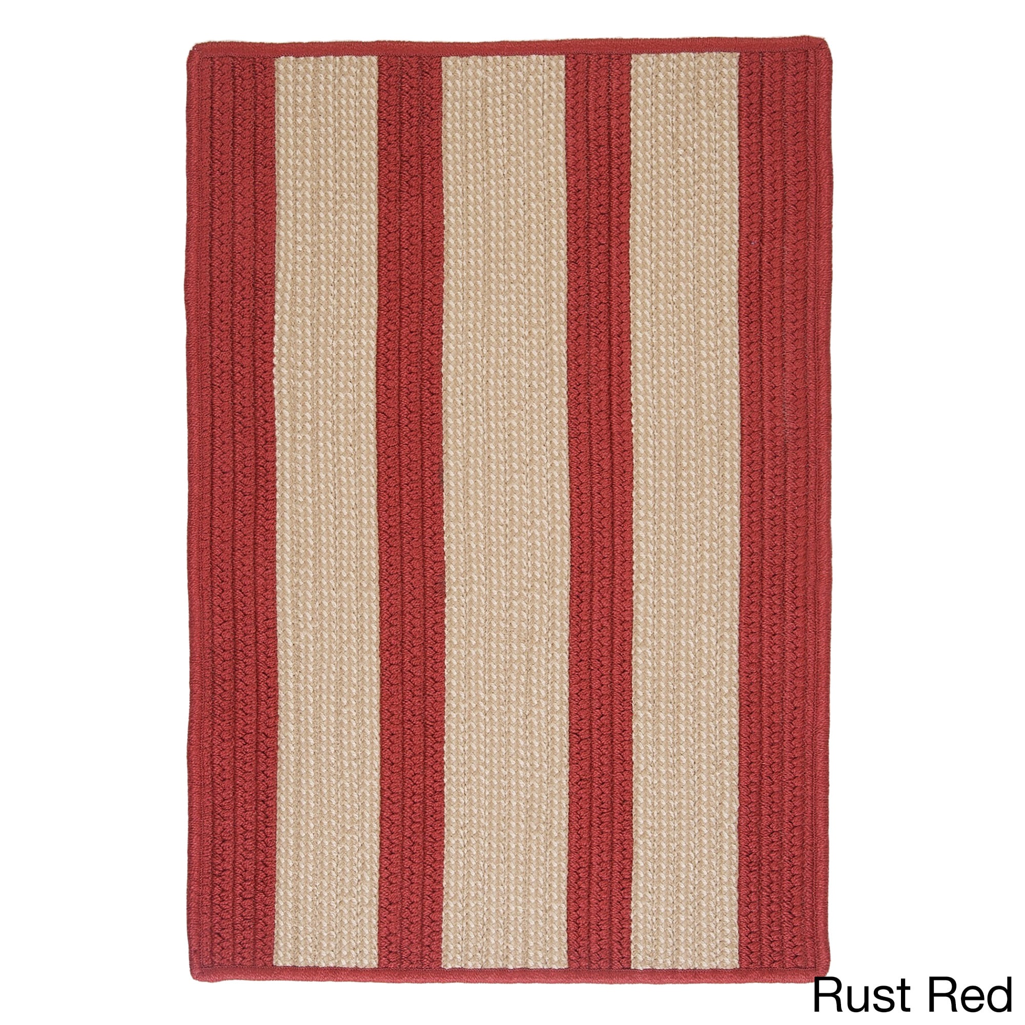 Cmi Light House Tan Stripe Outdoor Area Rug (9 X 12) Natural Size 9 x 12