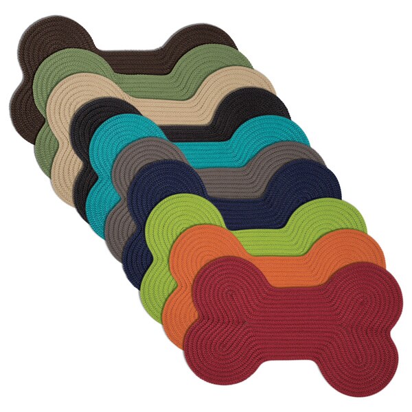 Doggy Days Assorted Color Reversible Dog Bone Rug. Opens flyout.