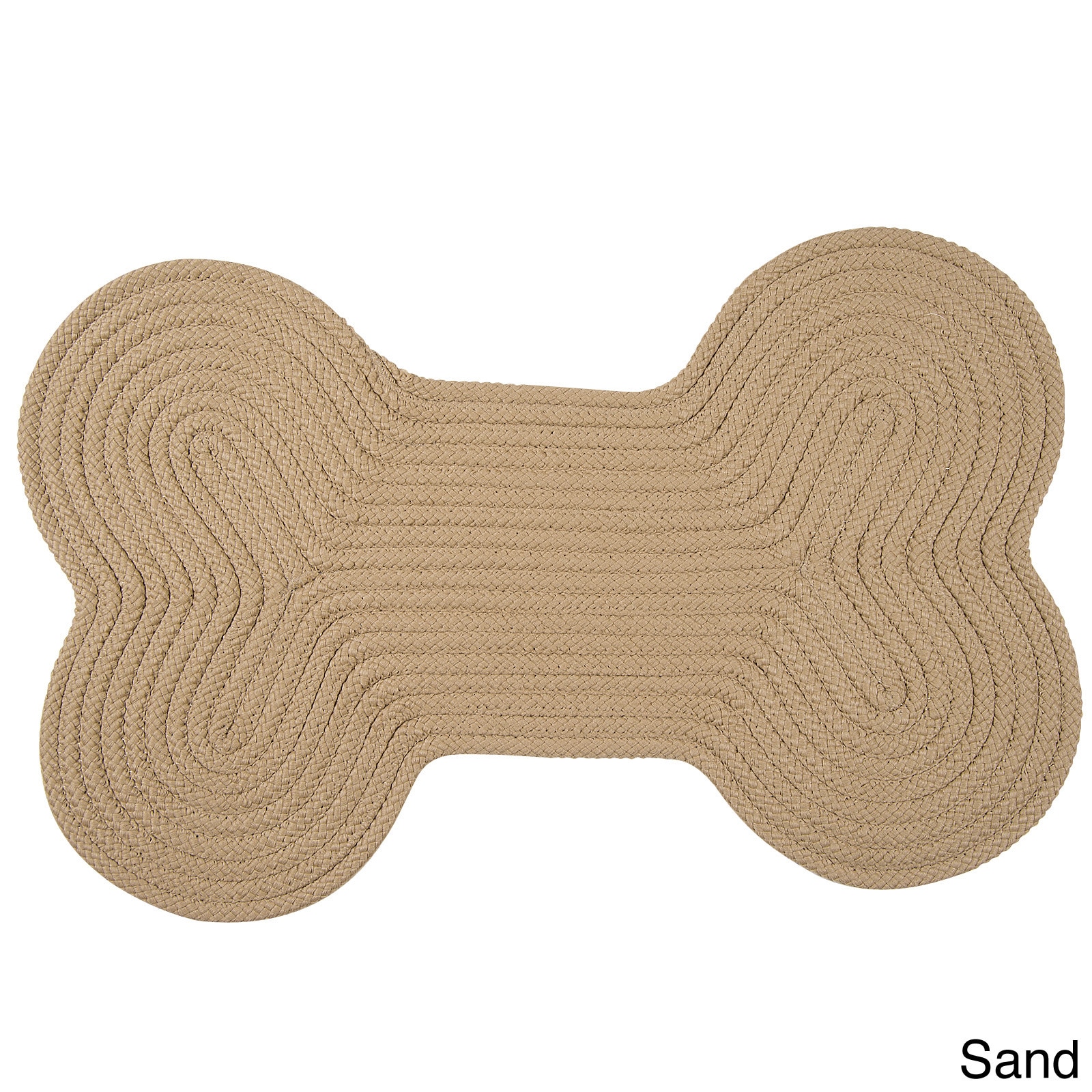 Doggy Days Reversible Braided Dog Bone Rug (22x34 inch)