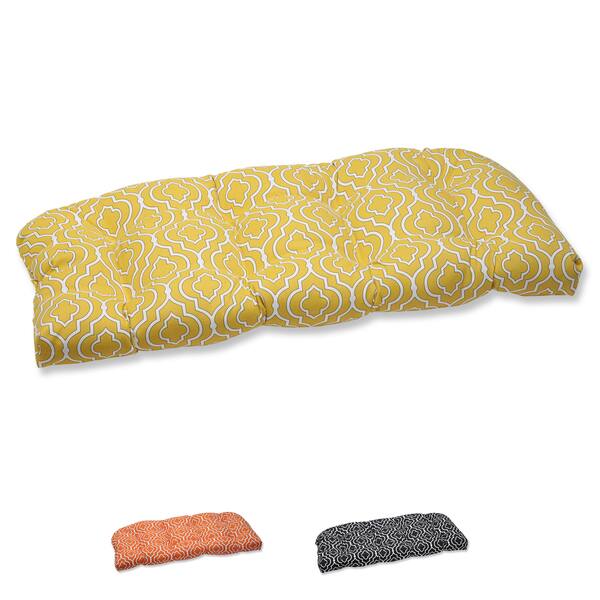 Cuscino Per Divanetto Esterno In Vimini Pillow Perfect – Arancione, 111,8x48,3x12,7 Cm, Resistente Alle Intemperie - 2