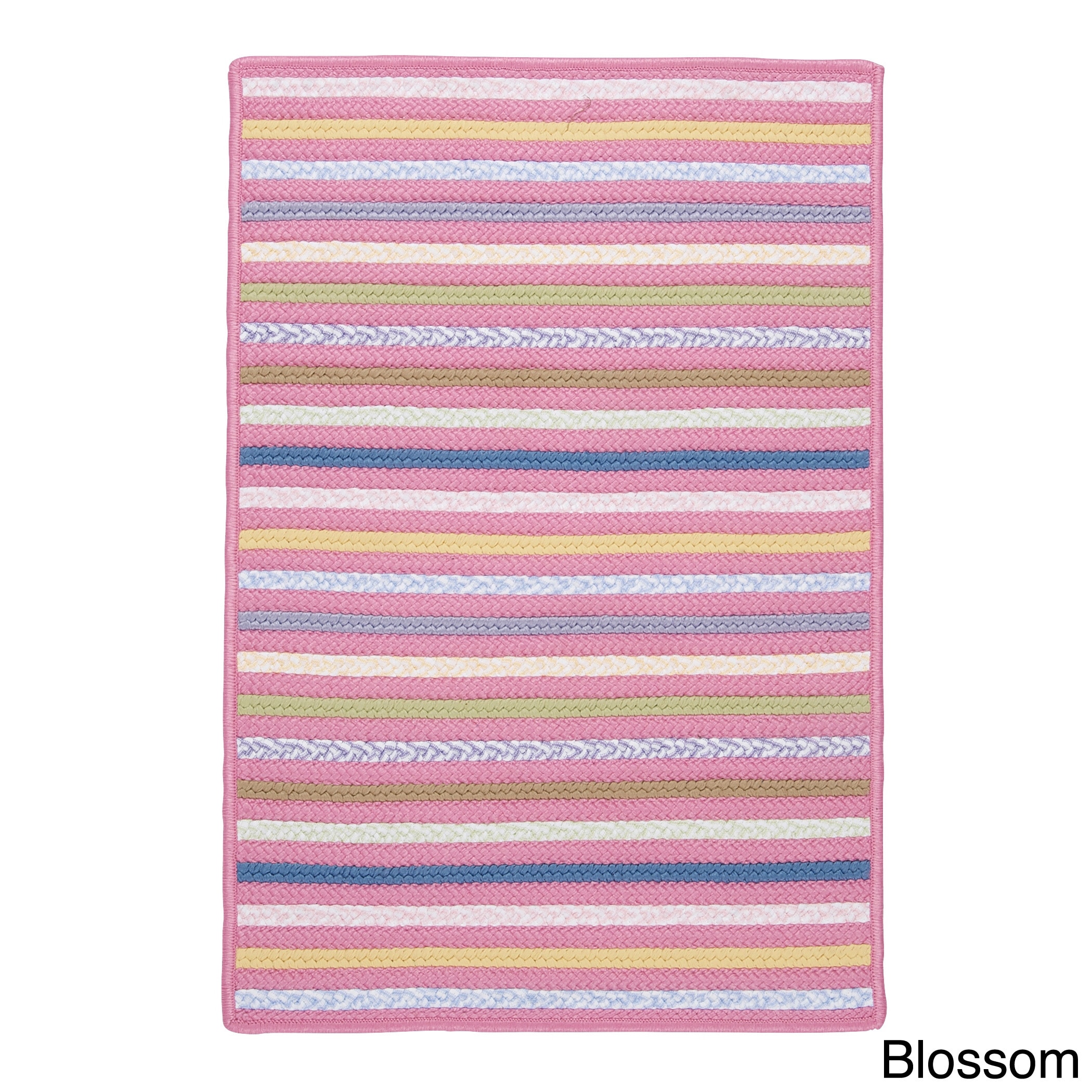 Cmi Quinn Multicolor Stripe Reversible Area Rug (8 X 10) Beige Size 8 x 10