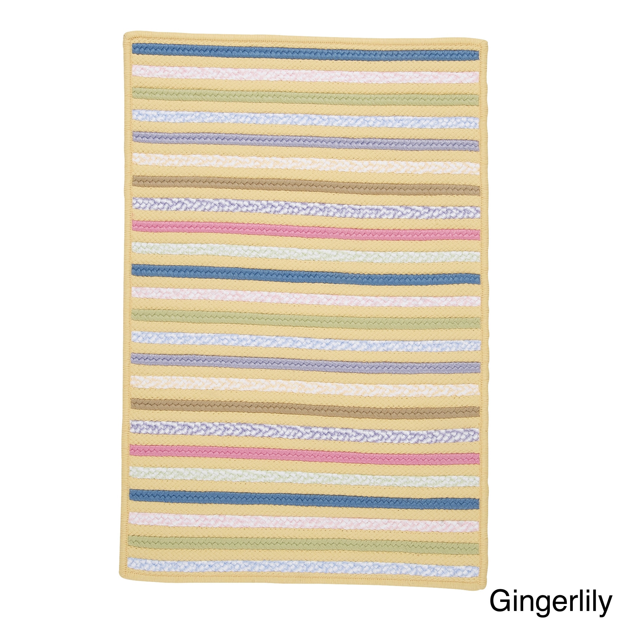 Quinn Multicolor Stripe Reversible Area Rug (8 X 10)