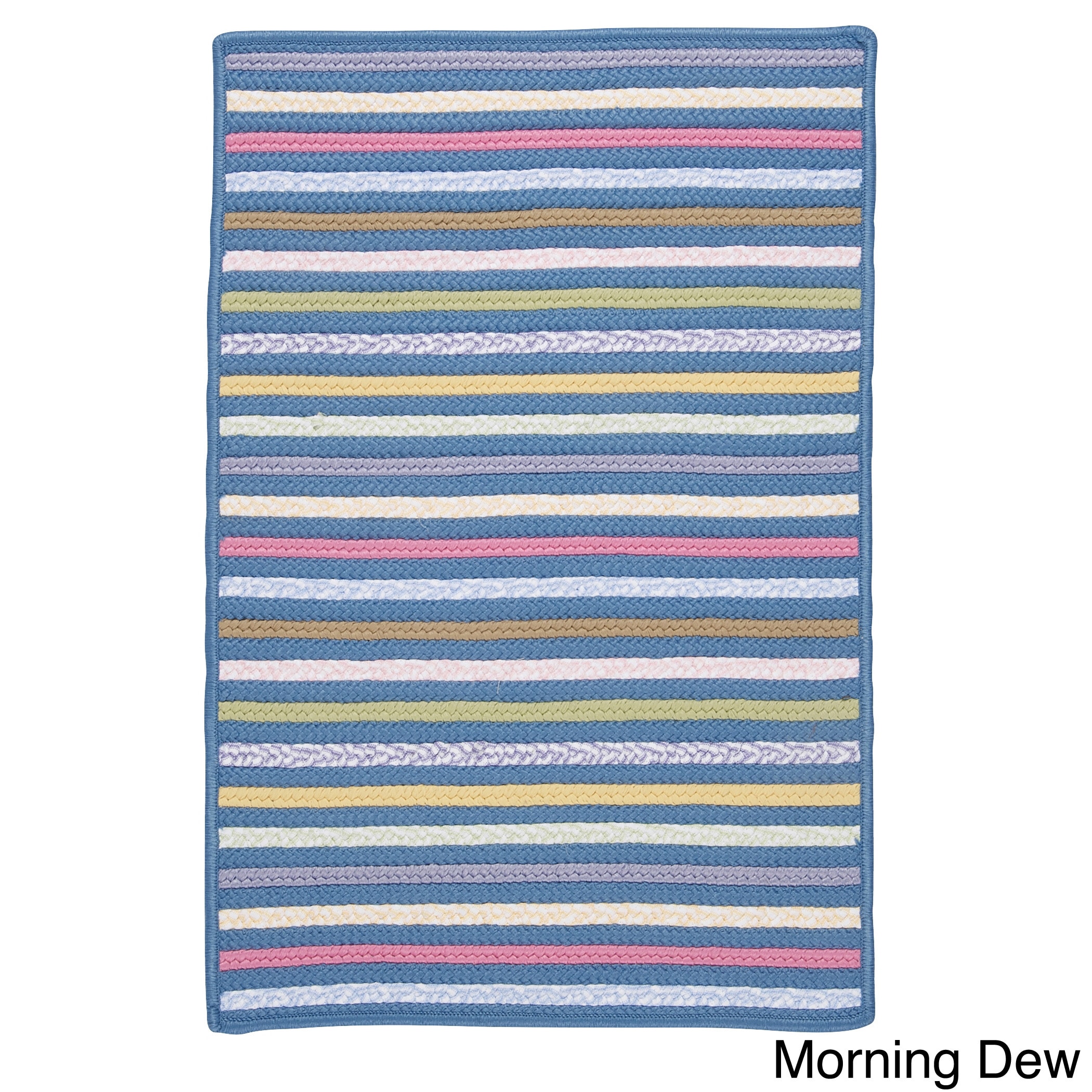 Cmi Quinn Multicolor Stripe Reversible Area Rug (8 X 10) Beige Size 8 x 10