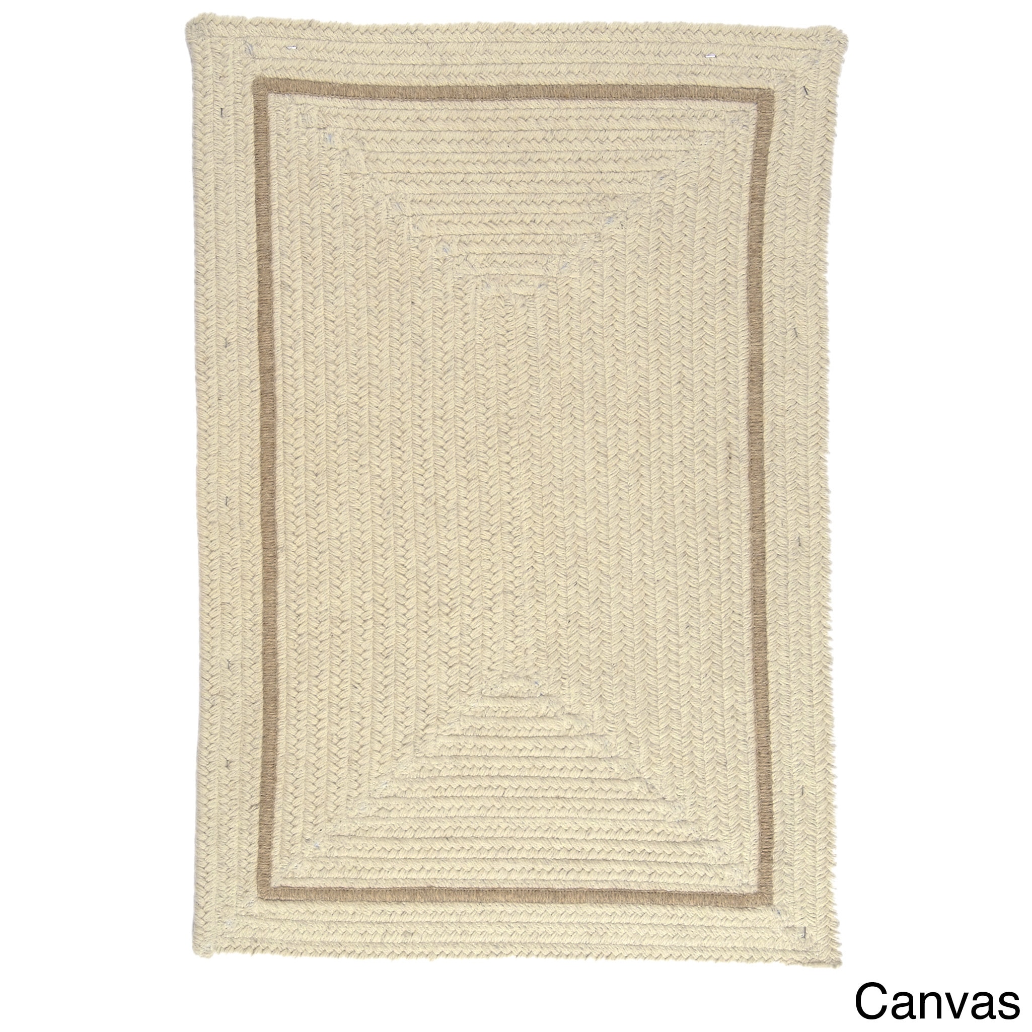 Cmi Natural Life Dye free Border Wool Area Rug (8 X 10) Natural Size 8 x 10