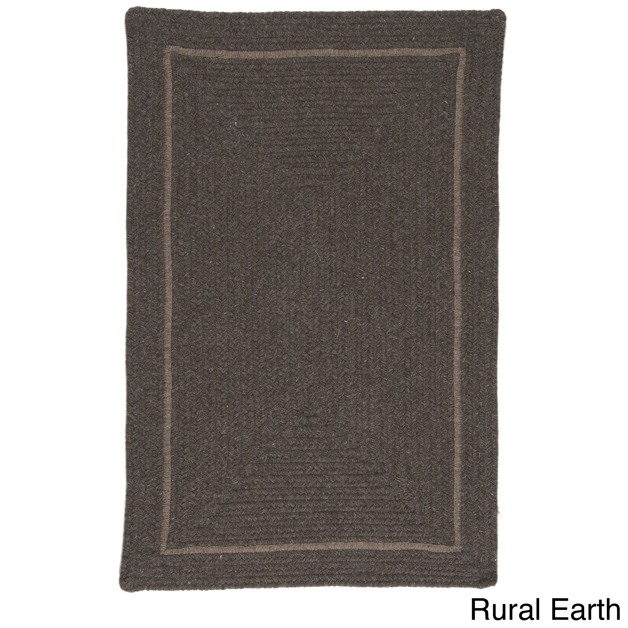 Cmi Natural Life Dye free Border Wool Area Rug (8 X 10) Gray Size 8 x 10