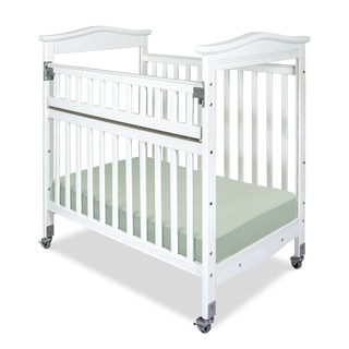 Kingswood Professional Child Care SafeAccess Clearview Ends Compact Crib in White