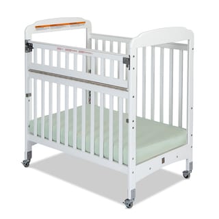 Bella Professional SafeAccess Clearview Compact Crib in White