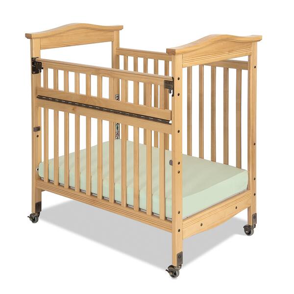 slide 1 of 1, Kingswood Professional Child Care SafeAccess Clearview Compact Crib in Natural