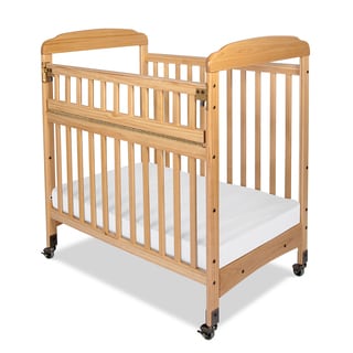 Bella Professional Child Care SafeAccess Clearview Ends Compact Crib in Natural