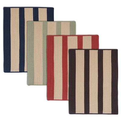 Light House Natural Stripe Reversible Outdoor Rug