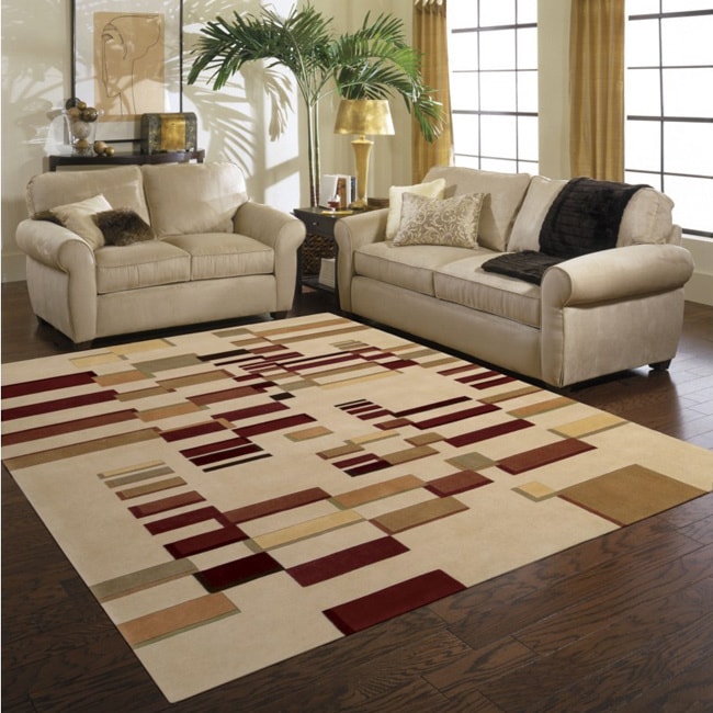 Nourison Dimensions Beige Rug (36 X 56)