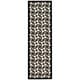 preview thumbnail 4 of 4, Nourison Griffith GRI02 Area Rug 2' 3" x 7' 5" - Black - Runner