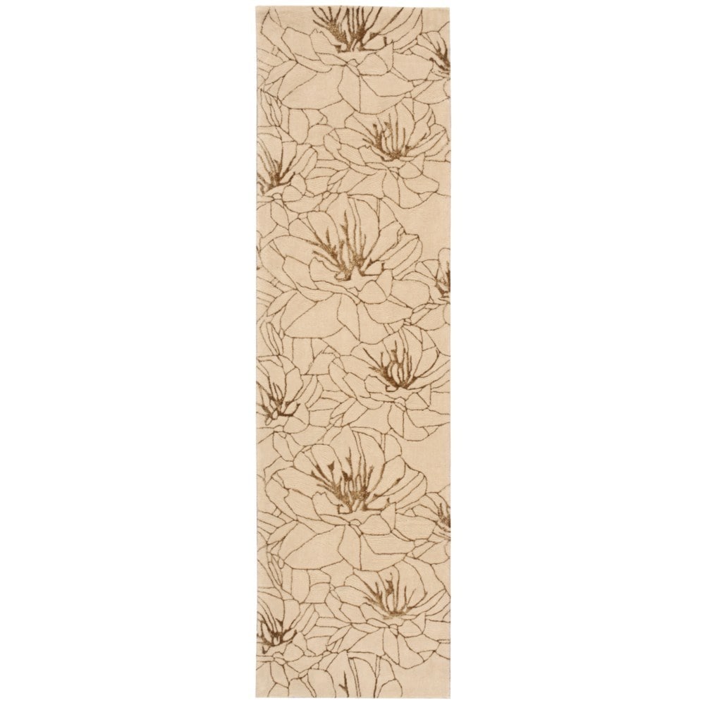 Kathy Ireland Home Palisades Bisque Runner Rug (23 X 8)