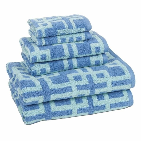 100-Percent Cotton Chippendale 6-piece Towel Set