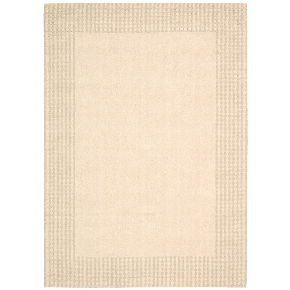 Kathy Ireland Cottage Grove Bisque Wool Rug (53 X 75)