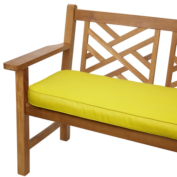 Shop Yellow Green 60 Inch Corded Indoor Outdoor Bench