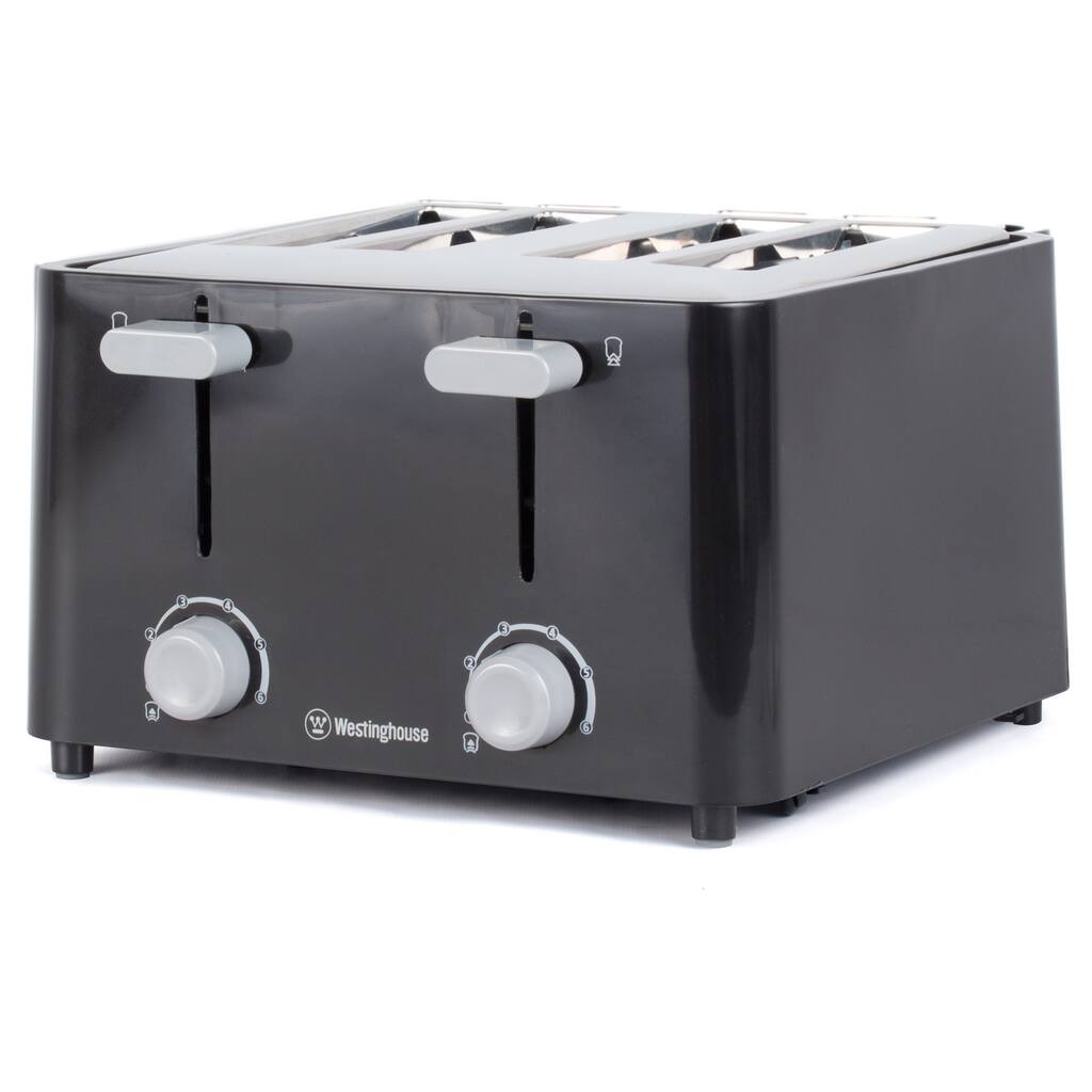 Westinghouse Black 4-slice Toaster