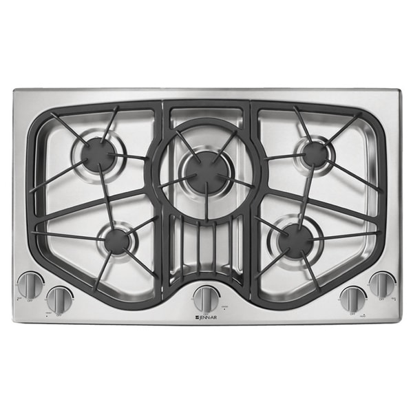 Jenn Air 36 Inch 5 Burner Stainless Steel Gas Cooktop Free Jenn Air 36 Inch 5 Burner Stainless Steel Gas Cooktop