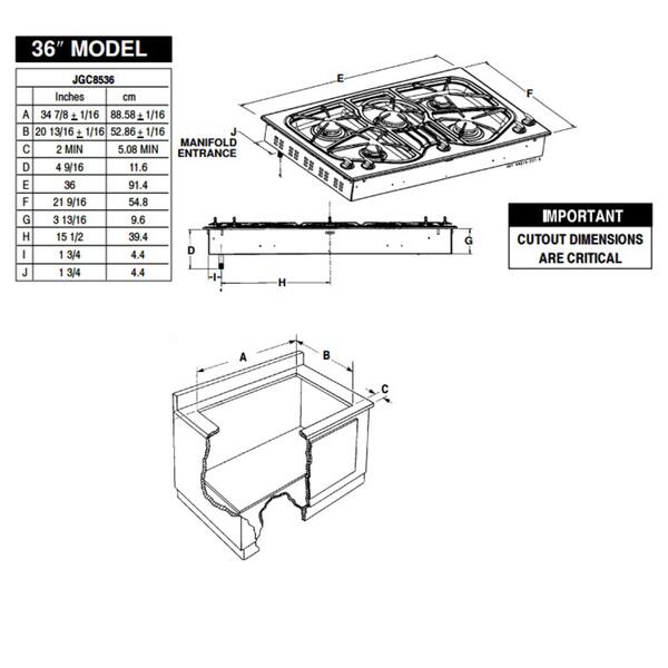 Shop Jenn Air 36 Inch 5 Burner Stainless Steel Gas Cooktop