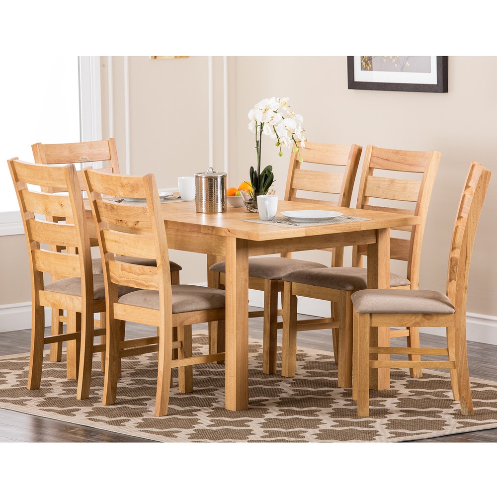 Abbyson Living Venice Oak Finish Dining Chairs (set Of 2)