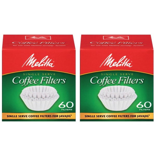 Melitta 620122 #1 Natural Brown Paper Cone Coffee Filters  240 Count