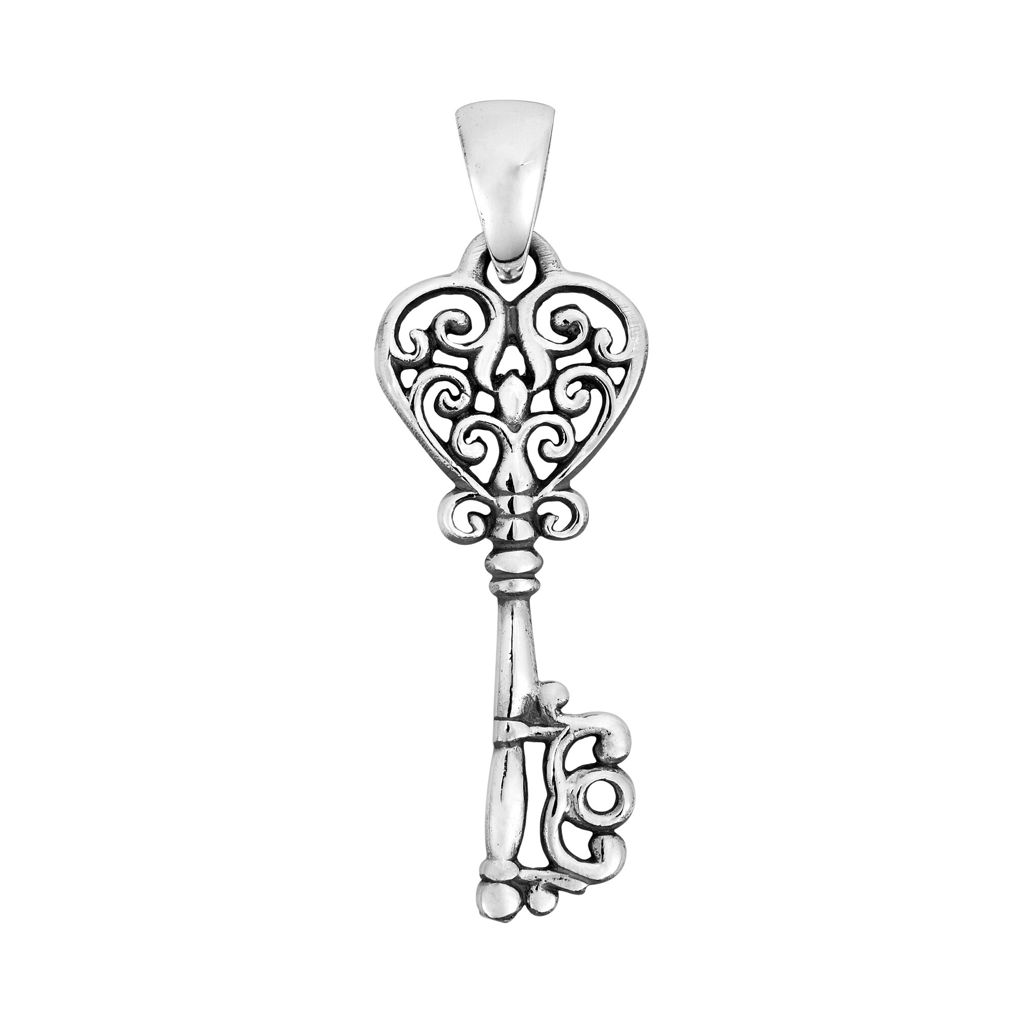 Rembrandt Charms Two-Tone Sterling Silver Paw Print Accent Charm on a Sterling Silver 16 18 or 20 inch Rope Box or Curb Chain Necklace