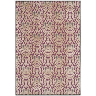 Safavieh Paradise Anthracite/ Fuchsia Viscose Rug (8 x 112