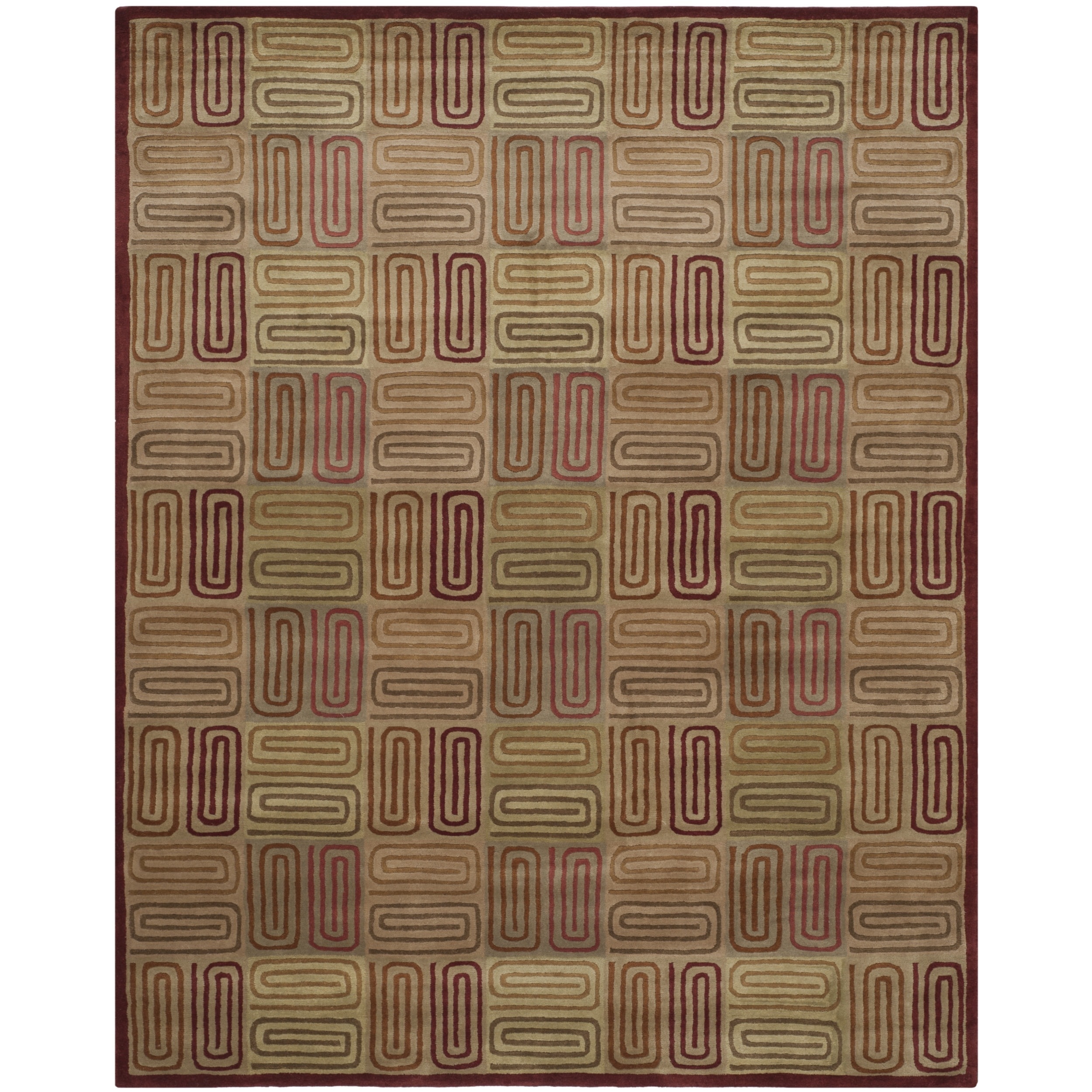 Safavieh Handmade Royalty Tufted Multicolored Wool Rug (8 X 10)