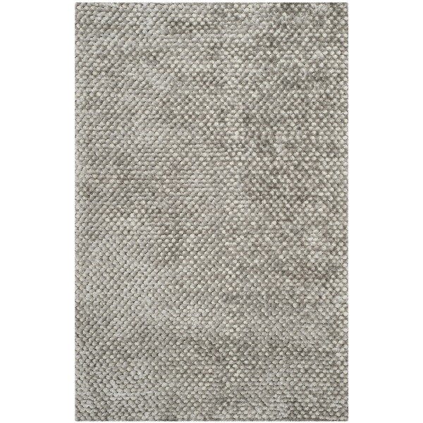 Safavieh Hand-woven Saint Tropez Silver Polyester Rug - 8' x 10'
