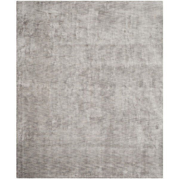 Safavieh Handmade Mirage Modern Silver/ Grey Viscose Rug - 9' x 12'