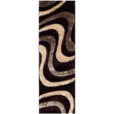 SAFAVIEH Miami Shag Malaliya Abstract Rug