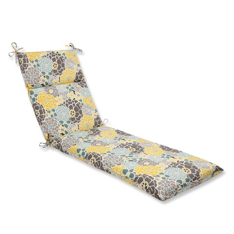 Pillow Perfect Full Bloom Chaise Lounge Outdoor Cushion