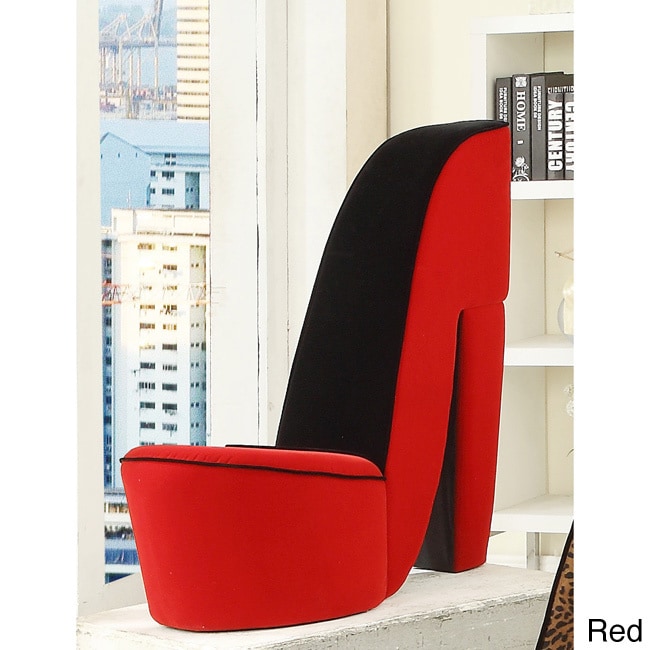 High Heel Shoe Fabric Chair