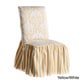 preview thumbnail 3 of 9, Damask and Stripe Dining Chair Slipcover (Set of 2) Yellow