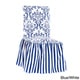 preview thumbnail 4 of 9, Damask and Stripe Dining Chair Slipcover (Set of 2)