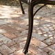 preview thumbnail 4 of 4, Hamilton Copper Cast Aluminum Outdoor Bench by Christopher Knight Home