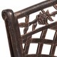 preview thumbnail 5 of 4, Hamilton Copper Cast Aluminum Outdoor Bench by Christopher Knight Home