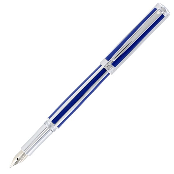 Sheaffer Intensity Ultramarine Striped Fountain Pen & Ballpoint Pen Set