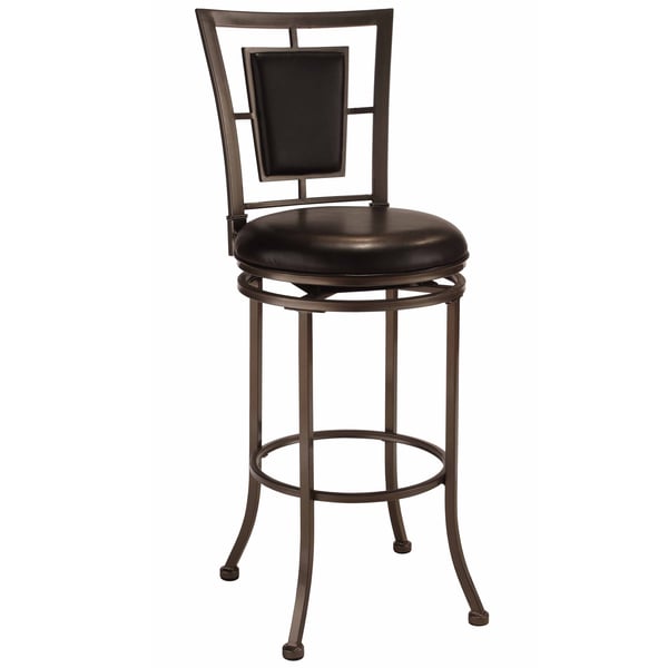 Cecily Black Honey and Hammered Copper Stool