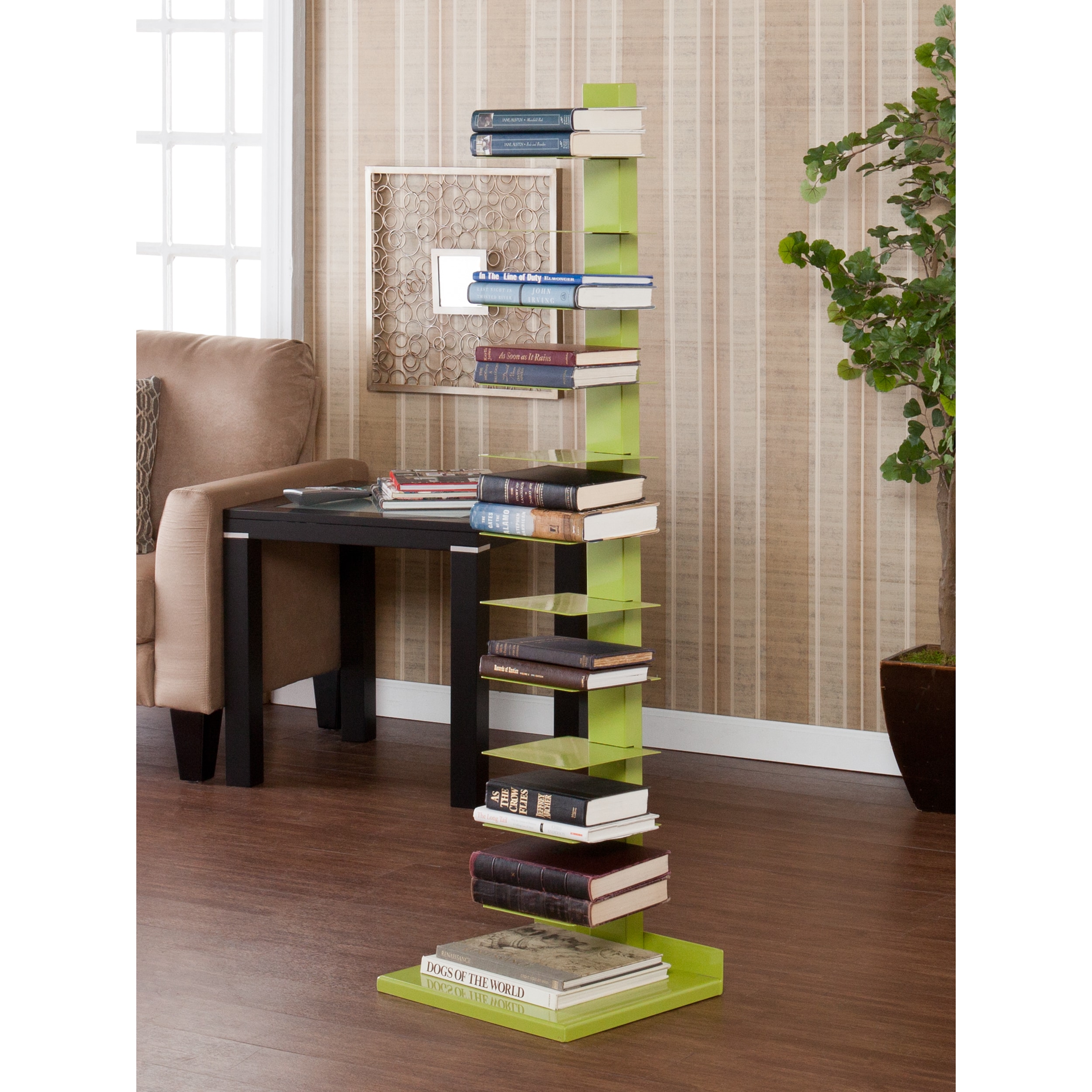 4-tier Small Book Shelf Organizer Floor Standing Bookcase, Wood Book Shelves  Magazine Rack, Mini Desktop Bookshelf For Cds/books - Bookcases - AliExpress