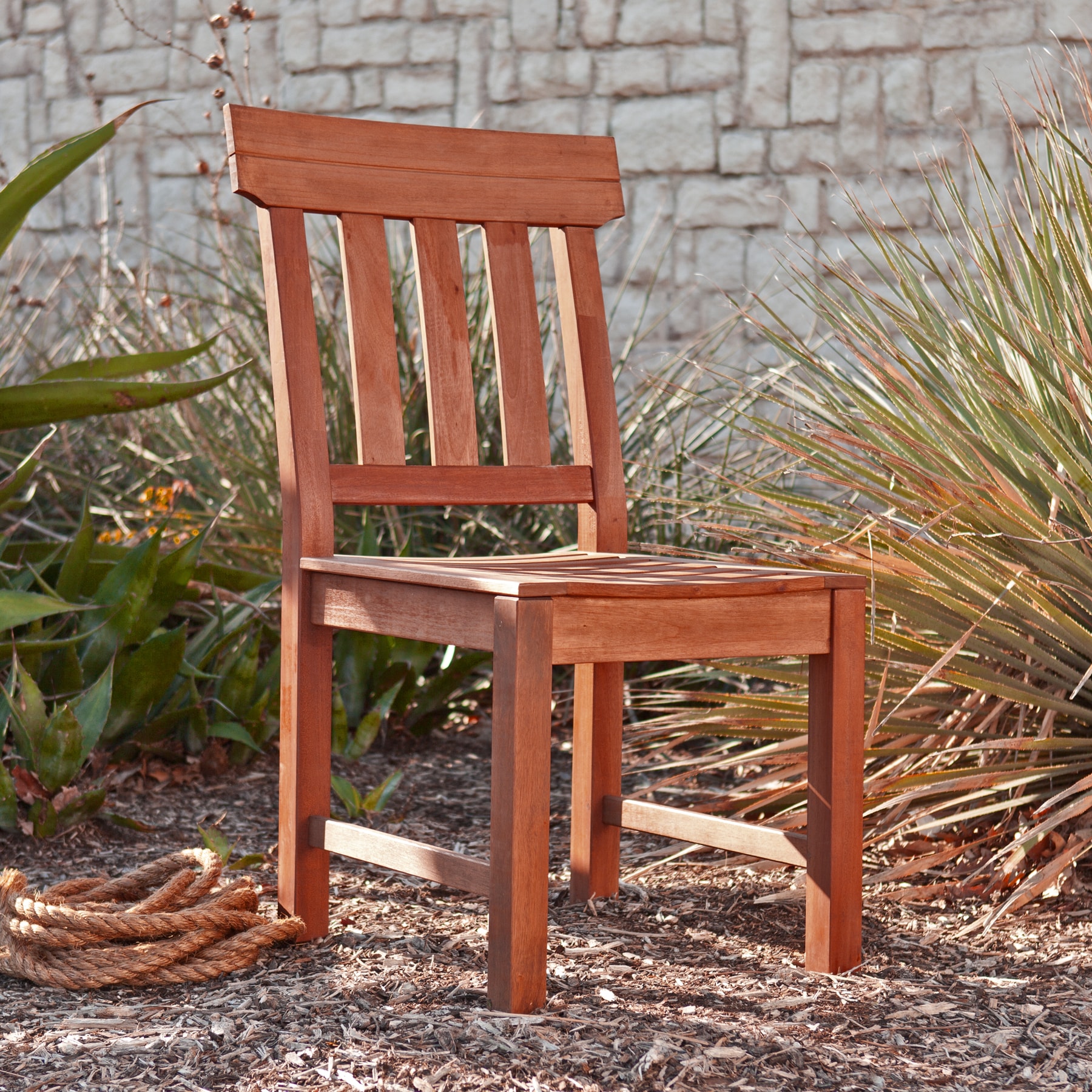 Upton Home Landry Hardwood Outdoor Side Chair