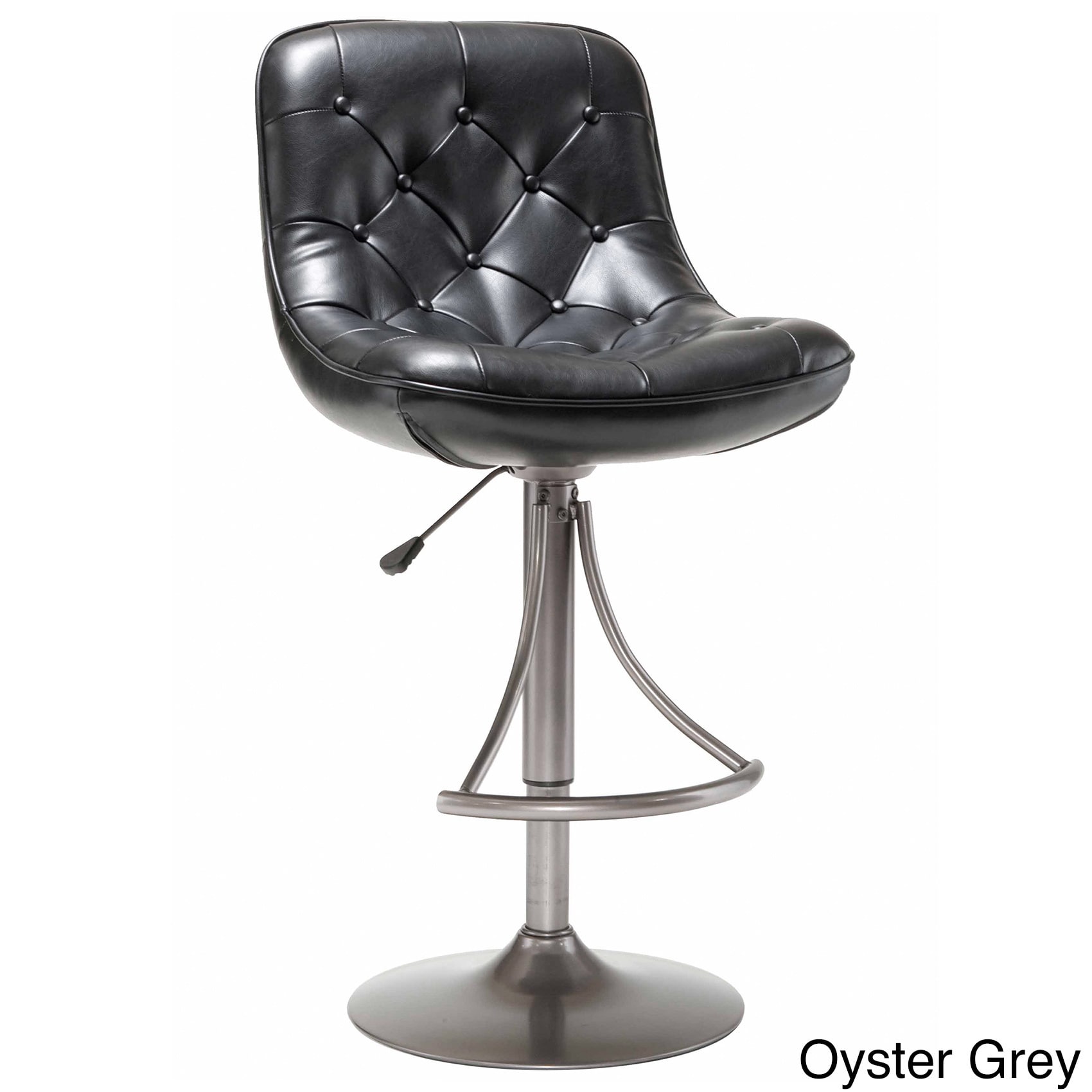 Aspen Adjustable Tufted Swivel Stool