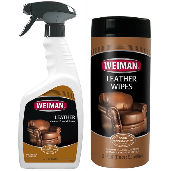 Shop Weiman Leather Cleaner and Conditioner 2piece Care Set Free Shipping On Orders Over 45