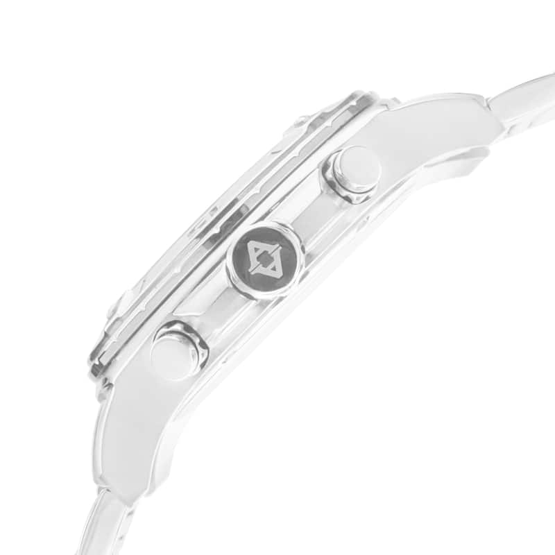Akribos XXIV Men's Quartz Multifunction Stainless Steel Silver-Tone Bracelet Watch